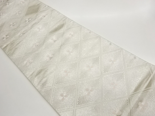 JAPANESE KIMONO / FUKURO OBI / WOVEN MATSUKAWABISHI 